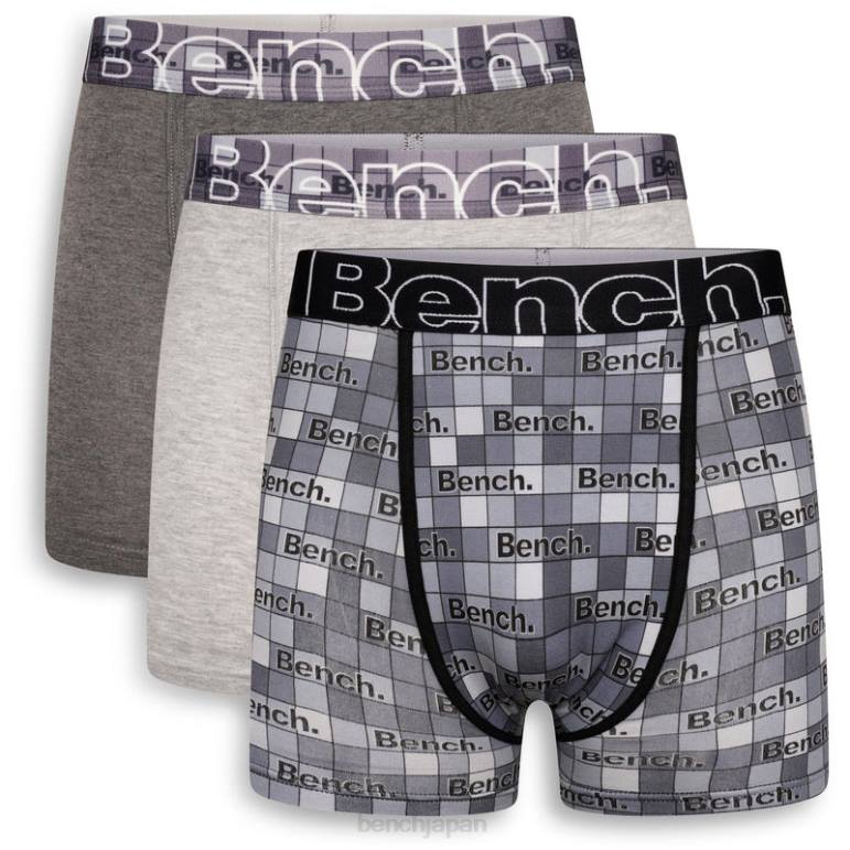 衣服 6XLP74 盛り合わせ Bench クロタス 3 パック ボクサー 男性