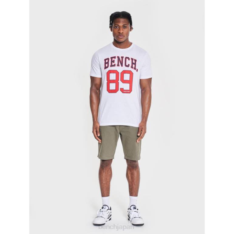 衣服 6XLP16 白 Bench ヒュッター Tシャツ 男性