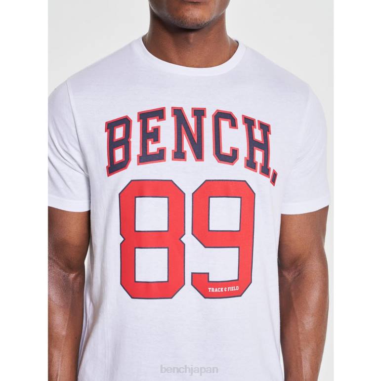 衣服 6XLP16 白 Bench ヒュッター Tシャツ 男性