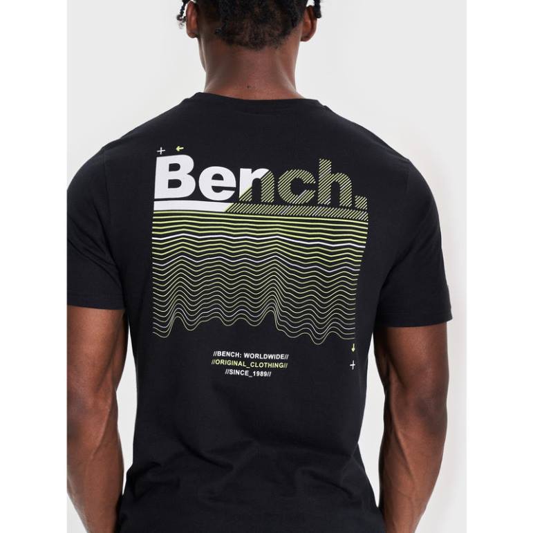 衣服 6XLP17 黒 Bench ジャレッドTシャツ 男性