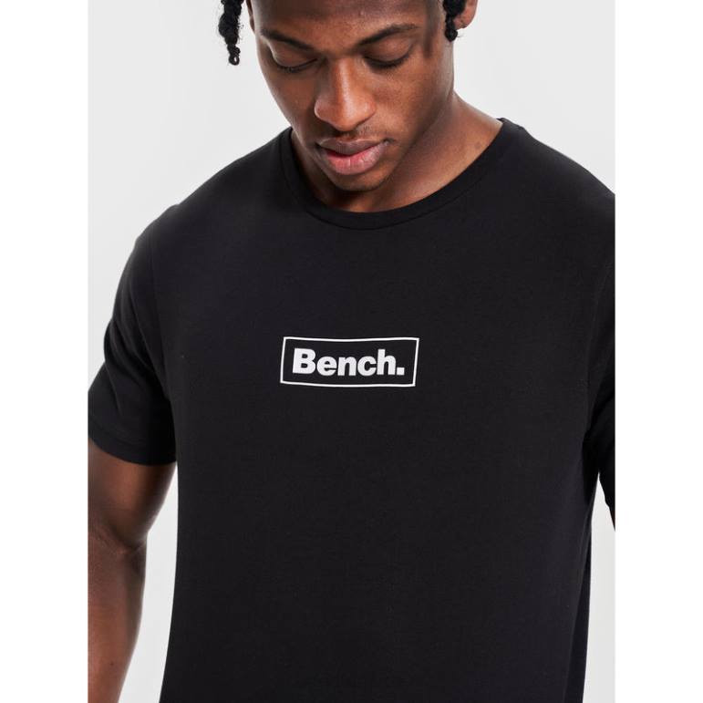 衣服 6XLP20 黒 Bench アンガスサステナブルTシャツ 男性