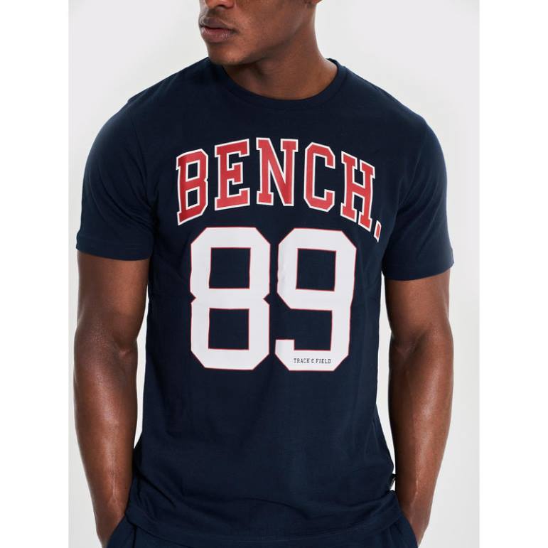 衣服 6XLP64 海軍 Bench ラルハット ショートパンツTシャツセット 男性