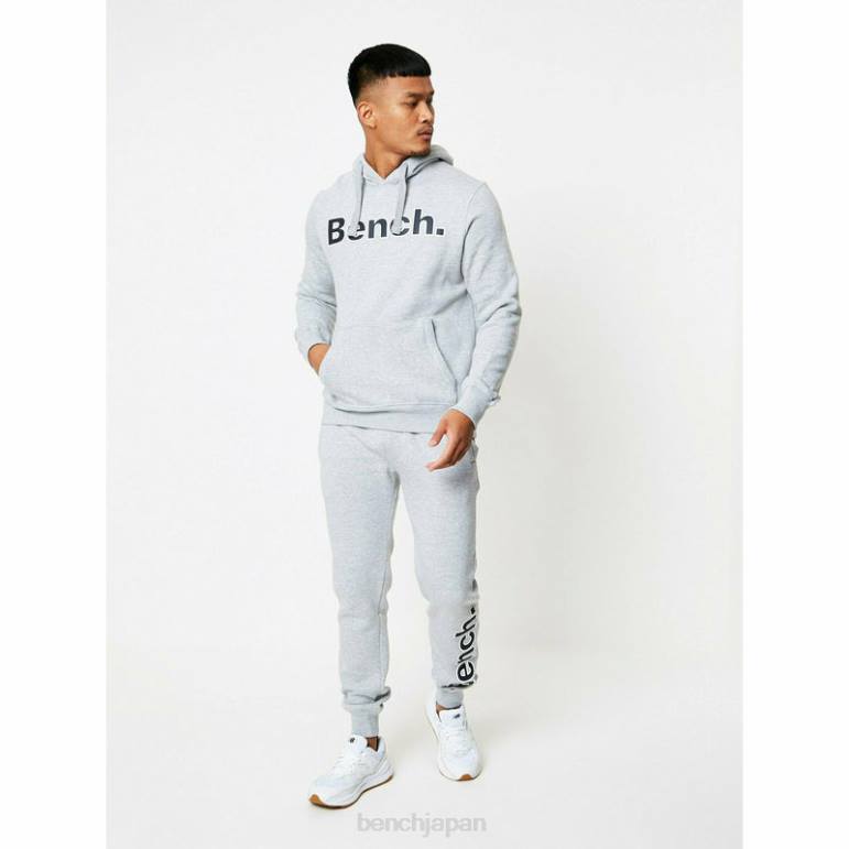 衣服 6XLP70 グレーメランジ Bench アクセル 3ピース トラックスーツ セット 男性