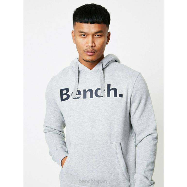 衣服 6XLP70 グレーメランジ Bench アクセル 3ピース トラックスーツ セット 男性