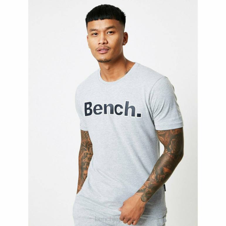 衣服 6XLP70 グレーメランジ Bench アクセル 3ピース トラックスーツ セット 男性