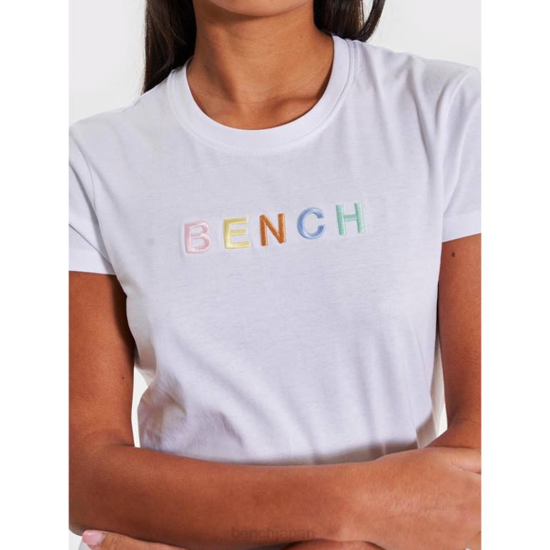 衣服 6XLP91 白 Bench ガレリアTシャツ 女性